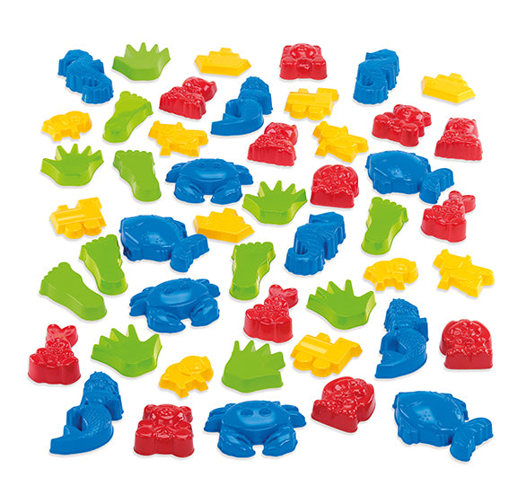 48 Pc Assorted Sand Moulds