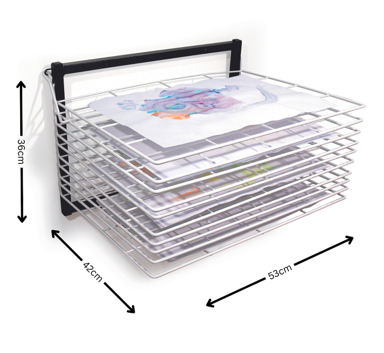 10 Shelf Wall Mounted Drying Rack Educational Toys