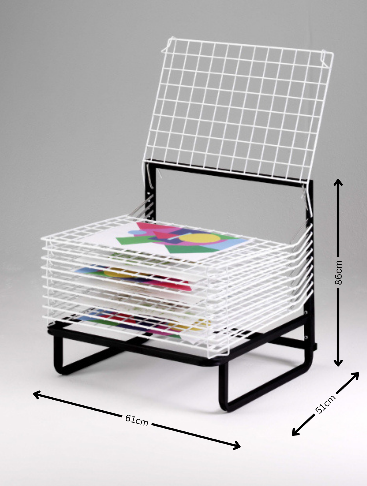 10 Shelf Spring Loaded Floor Drying Rack | Educational Toys