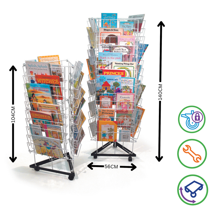 Mini 3 Sided Mobile Book Stand