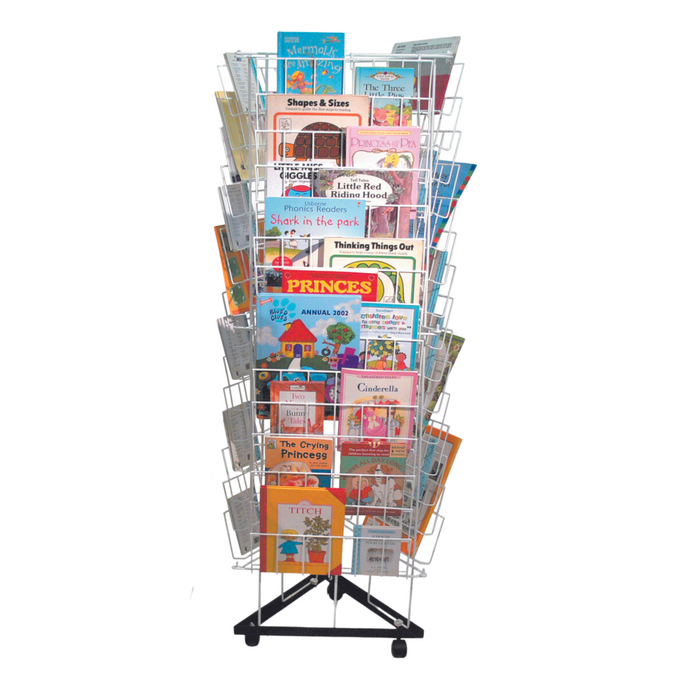 3 Sided Mobile Book Stand