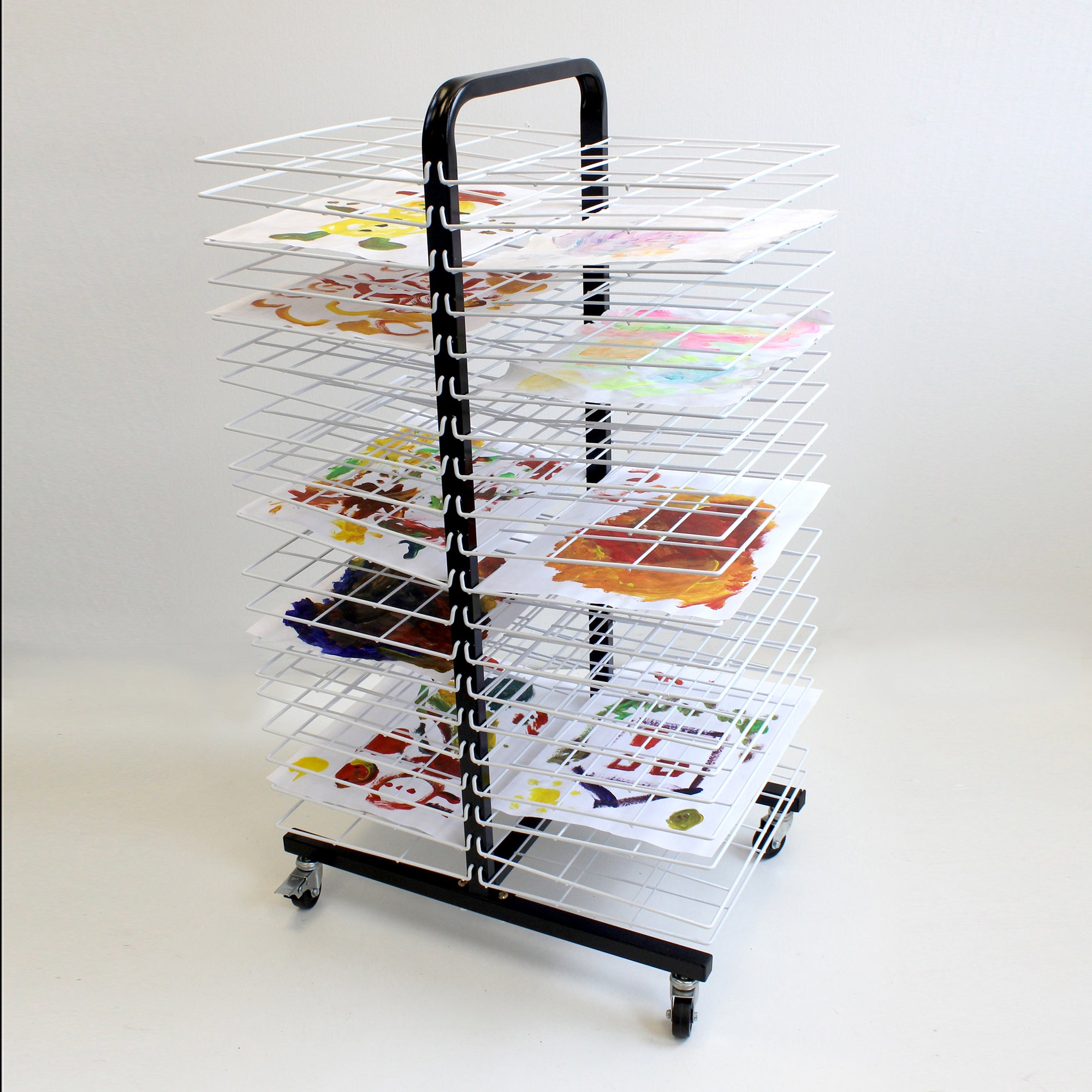 Stackable Art Project Drying Shelves Art Drying Rack - Stackable Wall ...