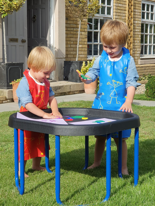 Tuff Tray (70cm) & Stand - Black Tray & Blue stand