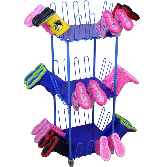 Small Mobile Welly Boot Trolley