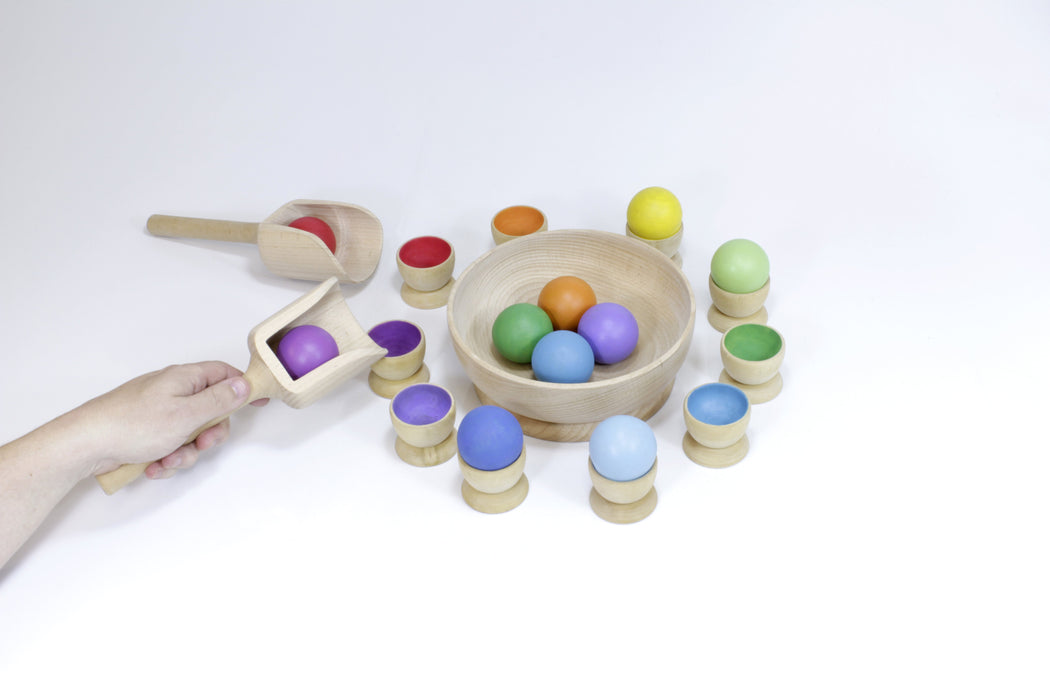 6 Colors - Edxeducation® Sorting Bowls & Tweezers - Set Of 12