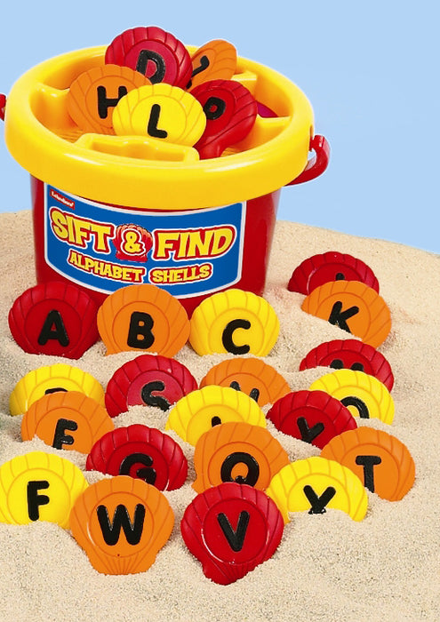 Sift And Find Alphabet Shells