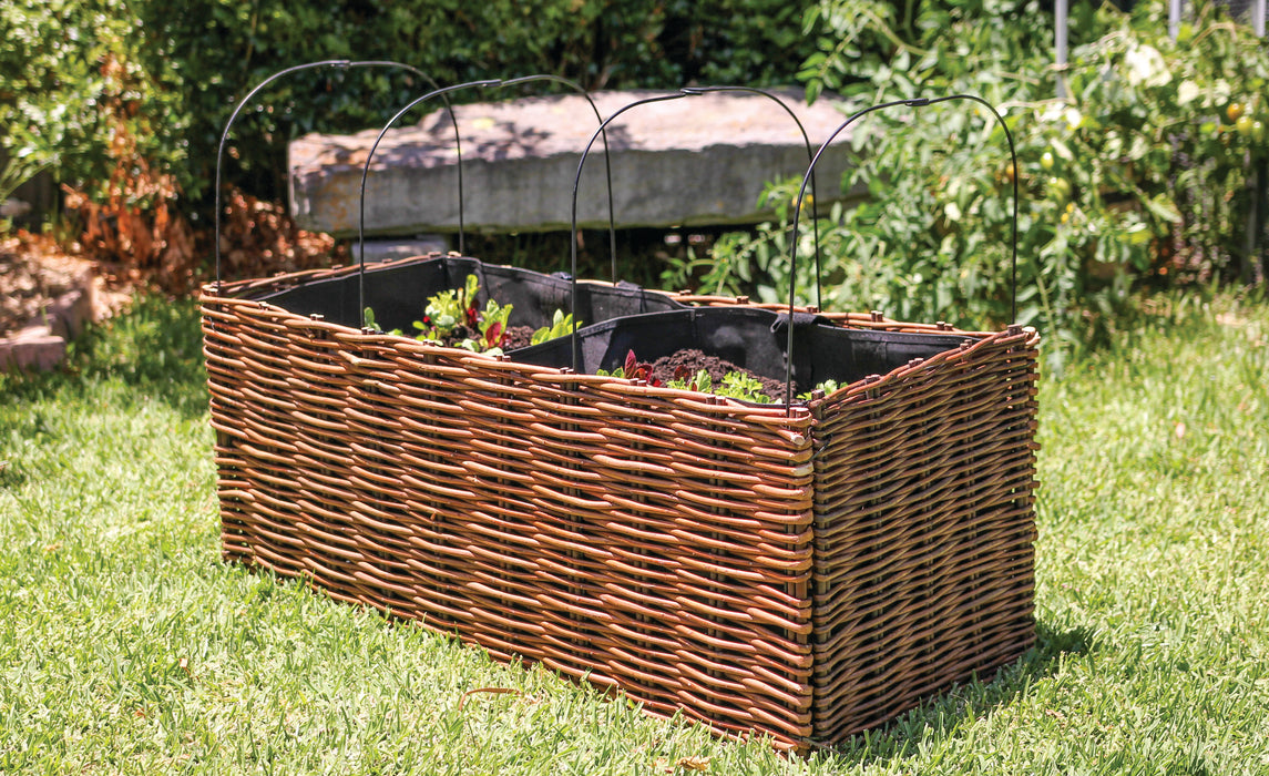 Willow Planter 100 X 40 X  40cm With Liner