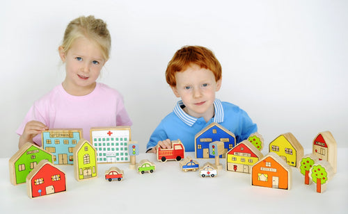 Village Play Set - 20 Piece - Reduced To Clear!