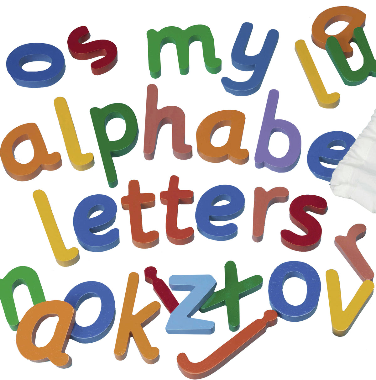 Less Letters Large Wooden Lowercase Letters (15cm) — Educational Toys