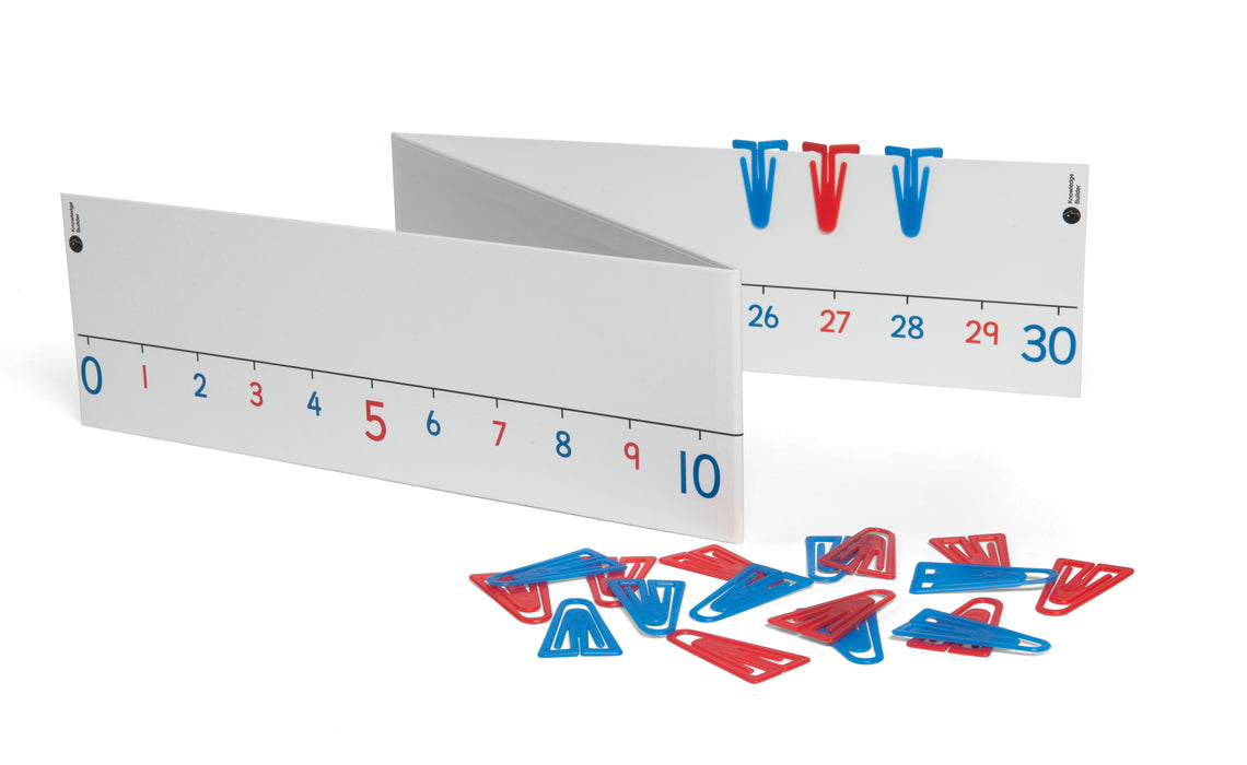 NUMBER LINE 0-30 AND CLIPS
