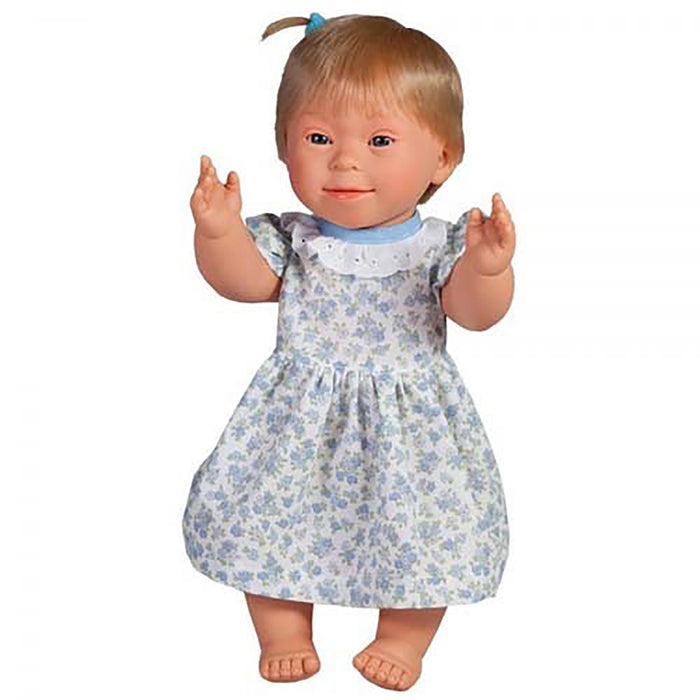 Girl Doll With Down Syndrome With Blonde Hair