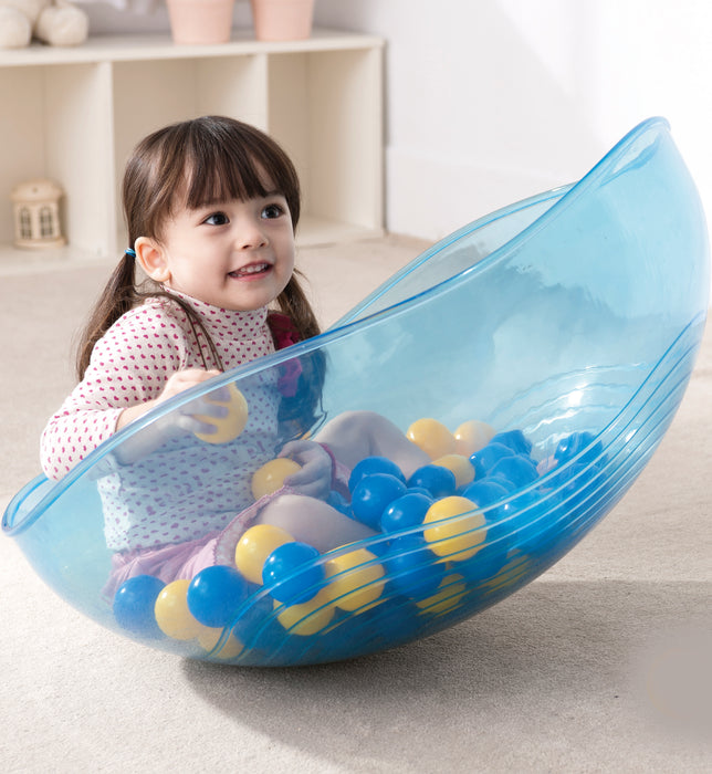 Rocking Bowl - Clear Blue | Educational Toys