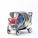 4 Seater Multi Colour Stroller rain cover