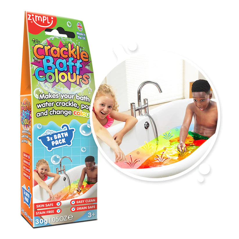 Zimpli Kids Baff Water Colours – Farbwechsel-Badefarben Für Sensorisches Spielen, Ab 3 Jahren