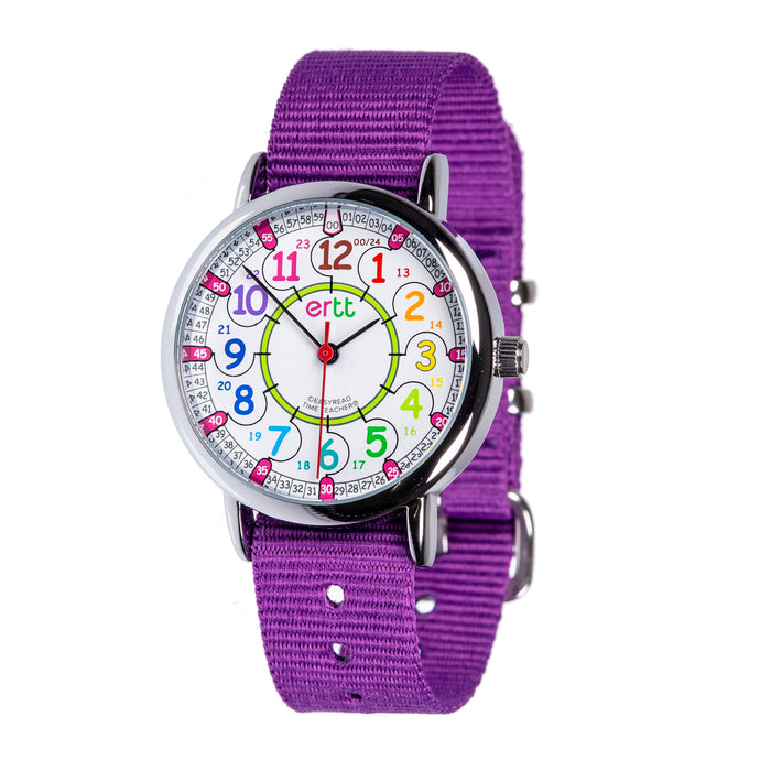 EasyRead Time Rainbow Wrist Watch 12-24hr