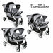 4 Seater grey Colour Stroller 