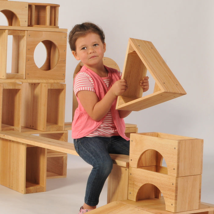 Giant Wooden Hollow Blocks Wooden Blocks Educational Toys