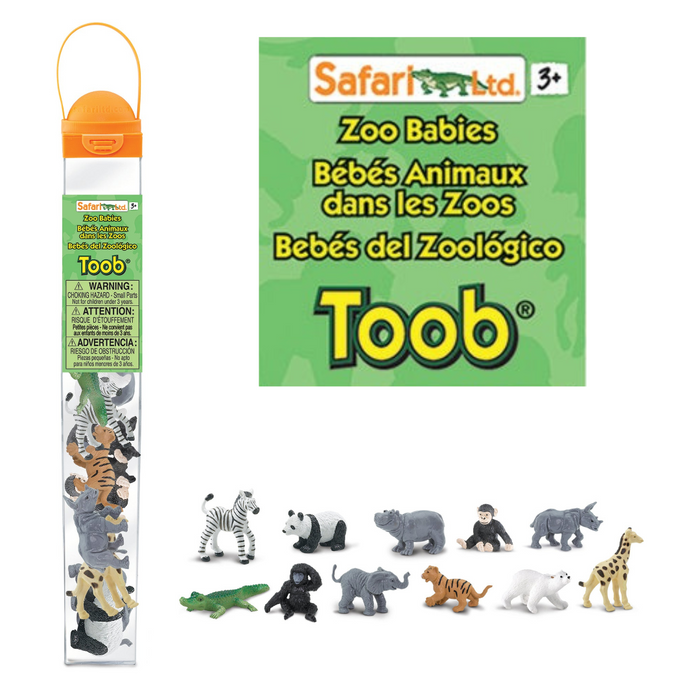 Safari Zoo Babies Toob