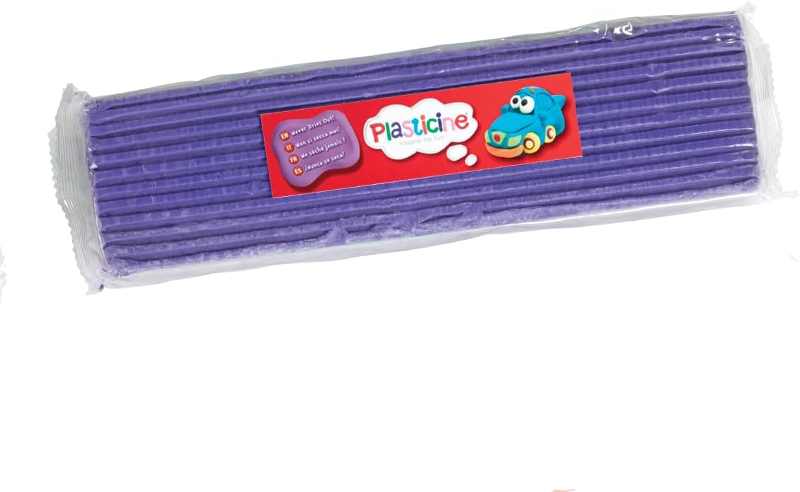 Plasticine One Colour Slab 400g