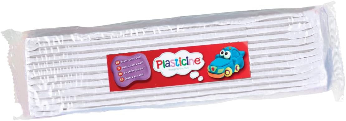 Plasticine One Colour Slab 400g