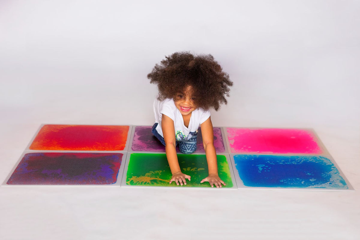 Liquid Tile Squares | Sensory Tiles | Educational Toys