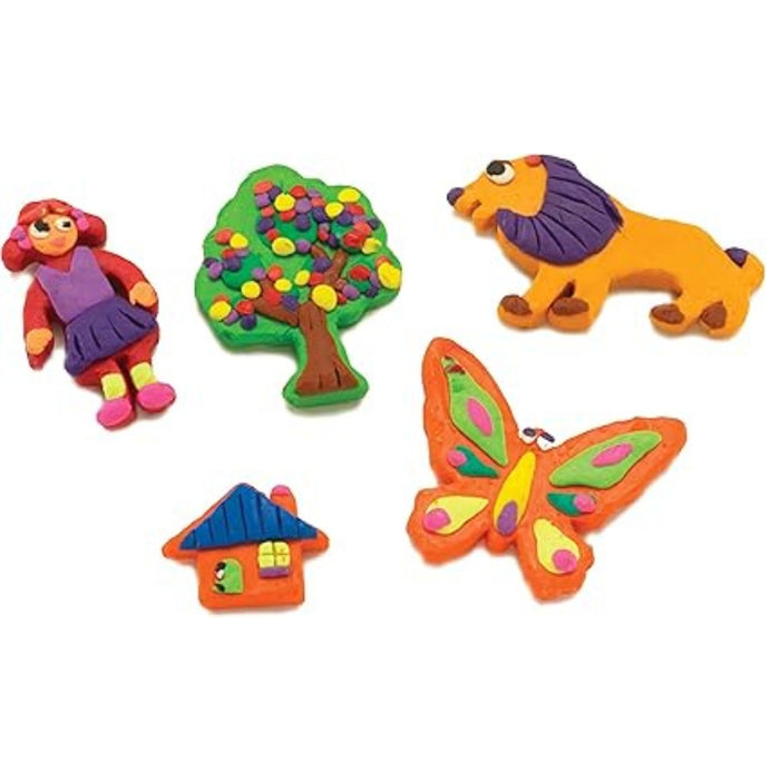 Plasticine FunTUBulous - 8 Colours & 4 Cutters