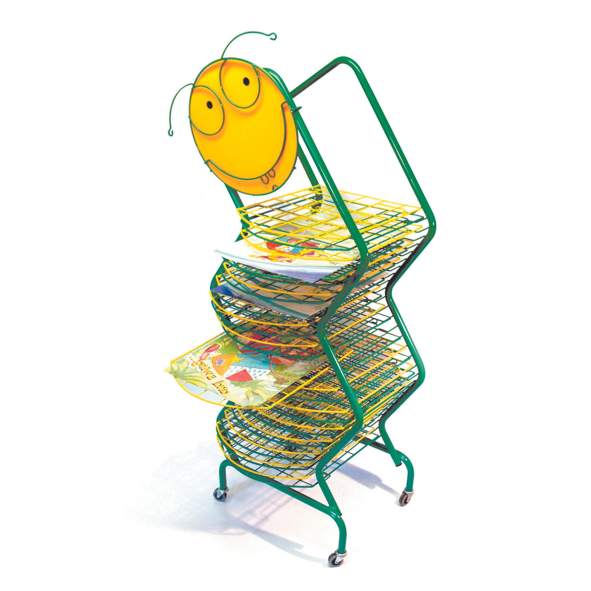 Studio Drying Rack QIPRAONOArt 36 Shelf Art Drying Rack - Wall