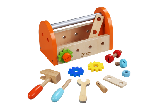 Carpenters Set, Pretend Play, Carpenters, Wooden Toys, Nuts & Bolts,